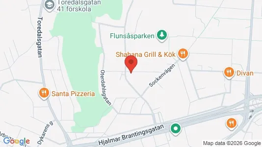 Apartments for rent i Lundby - kort over placeringen