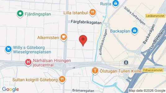 Apartments for rent i Lundby - kort over placeringen