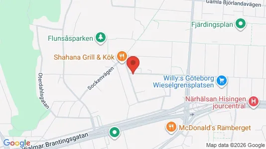 Apartments for rent i Lundby - kort over placeringen