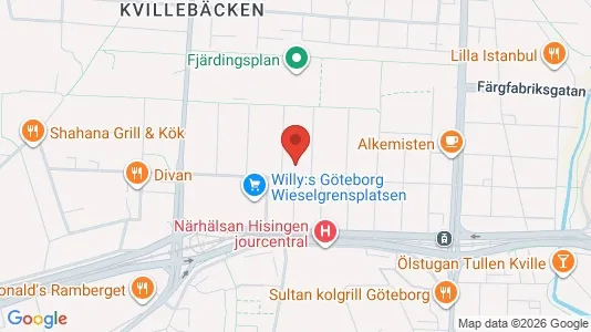 Apartments for rent i Lundby - kort over placeringen