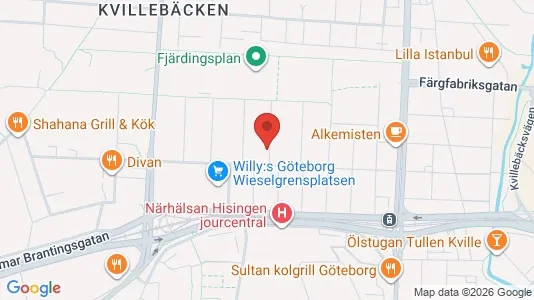Apartments for rent i Lundby - kort over placeringen