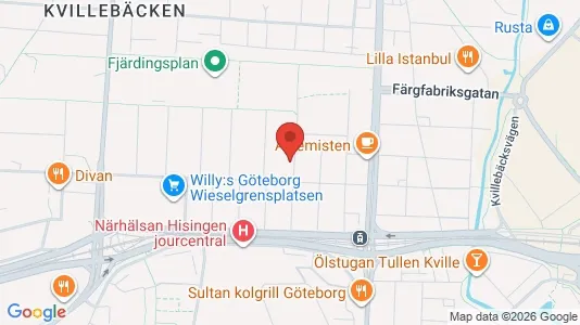 Apartments for rent i Lundby - kort over placeringen