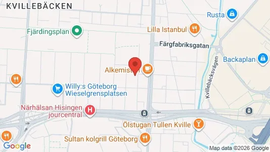 Apartments for rent i Lundby - kort over placeringen