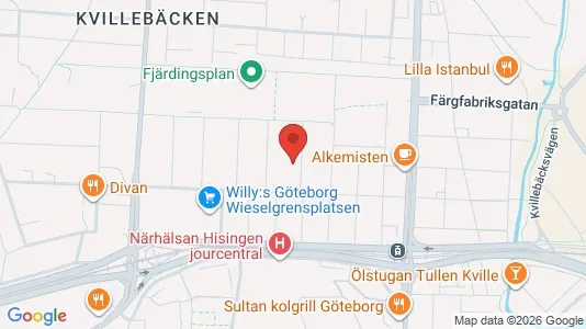 Apartments for rent i Lundby - kort over placeringen