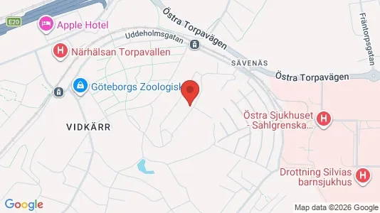 Apartments for rent i Örgryte-Härlanda - kort over placeringen