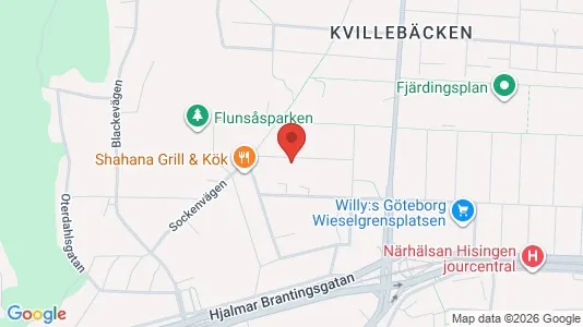 Apartments for rent i Lundby - kort over placeringen