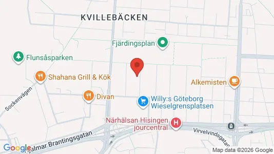 Apartments for rent i Lundby - kort over placeringen