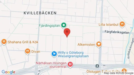 Apartments for rent i Lundby - kort over placeringen