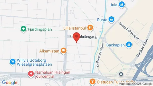 Apartments for rent i Lundby - kort over placeringen