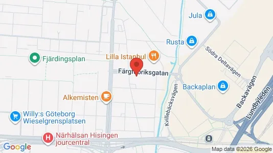 Apartments for rent i Lundby - kort over placeringen