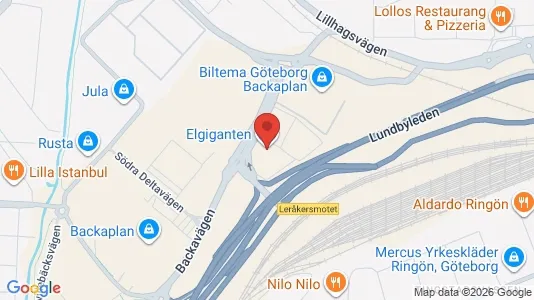 Apartments for rent i Lundby - kort over placeringen