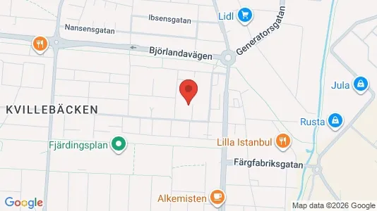 Apartments for rent i Lundby - kort over placeringen
