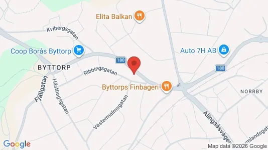 Apartments for rent i Borås - kort over placeringen