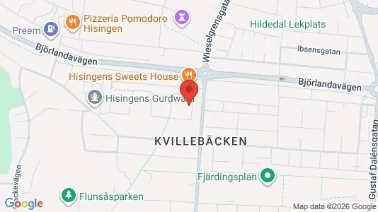 Apartments for rent i Lundby - kort over placeringen