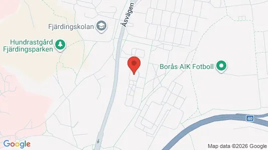 Apartments for rent i Borås - kort over placeringen