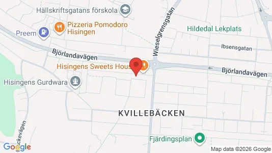 Apartments for rent i Lundby - kort over placeringen