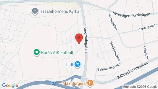 Apartments for rent i Borås - kort over placeringen