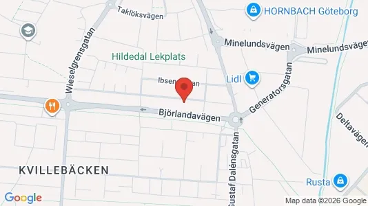 Apartments for rent i Lundby - kort over placeringen