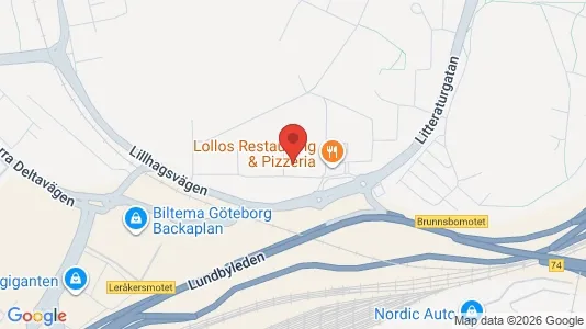 Apartments for rent i Norra hisingen - kort over placeringen