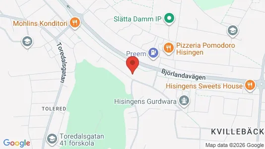 Apartments for rent i Lundby - kort over placeringen