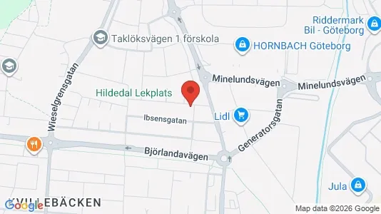 Apartments for rent i Lundby - kort over placeringen