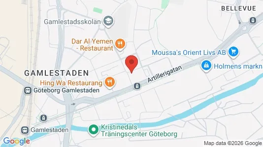 Apartments for rent i Gothenburg East - kort over placeringen