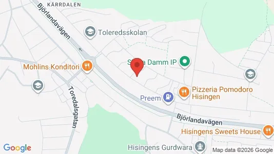 Apartments for rent i Lundby - kort over placeringen