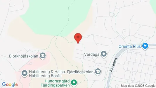 Apartments for rent i Borås - kort over placeringen