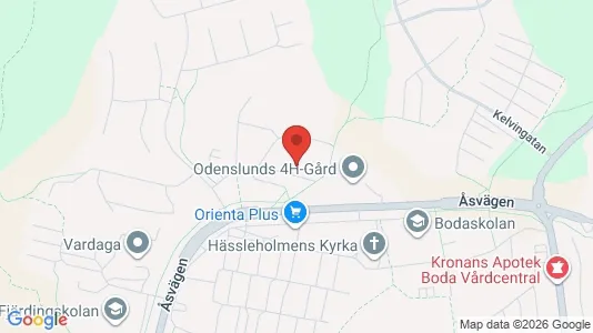 Apartments for rent i Borås - kort over placeringen