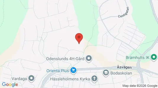 Apartments for rent i Borås - kort over placeringen