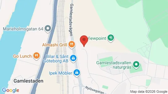 Apartments for rent i Gothenburg East - kort over placeringen