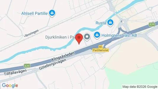 Apartments for rent i Partille - kort over placeringen