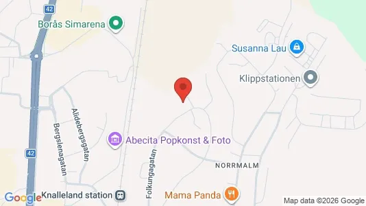 Apartments for rent i Borås - kort over placeringen