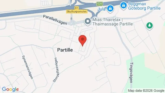 Apartments for rent i Partille - kort over placeringen