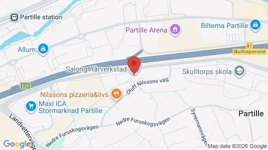 Apartments for rent i Partille - kort over placeringen