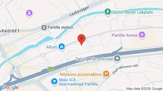 Apartments for rent i Partille - kort over placeringen