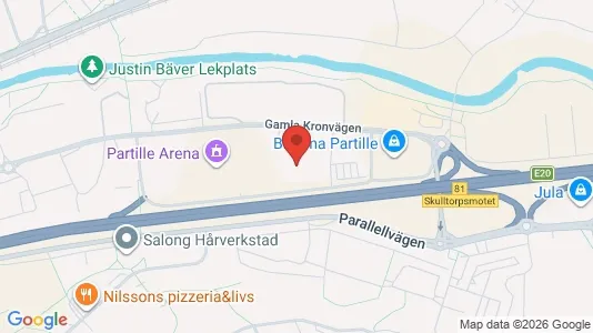 Apartments for rent i Partille - kort over placeringen