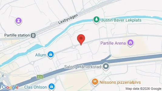 Apartments for rent i Partille - kort over placeringen