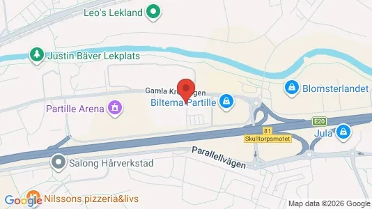 Apartments for rent i Partille - kort over placeringen