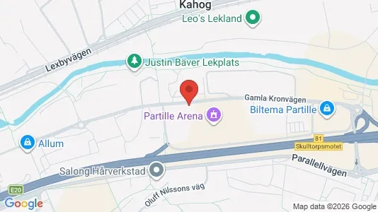 Apartments for rent i Partille - kort over placeringen