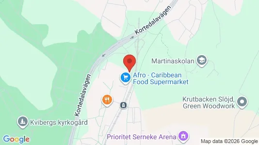 Apartments for rent i Gothenburg East - kort over placeringen