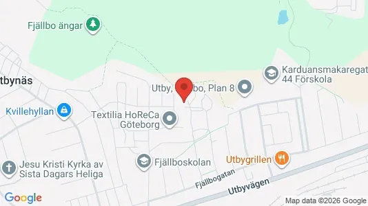 Apartments for rent i Gothenburg East - kort over placeringen