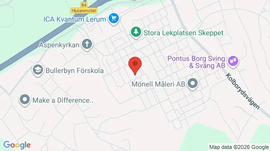 Apartments for rent i Lerum - kort over placeringen