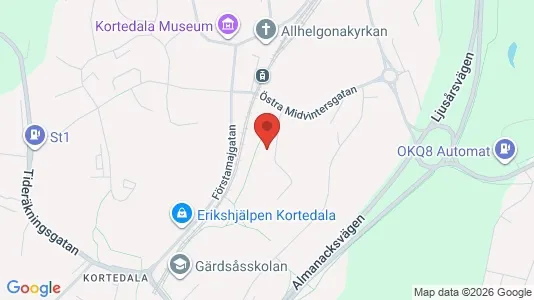 Apartments for rent i Gothenburg East - kort over placeringen