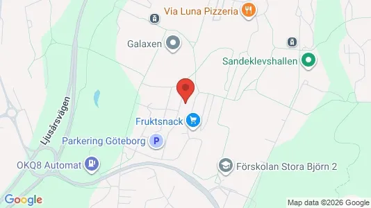 Apartments for rent i Gothenburg East - kort over placeringen