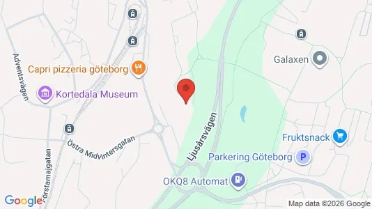 Apartments for rent i Gothenburg East - kort over placeringen