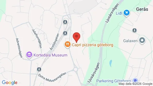 Apartments for rent i Gothenburg East - kort over placeringen