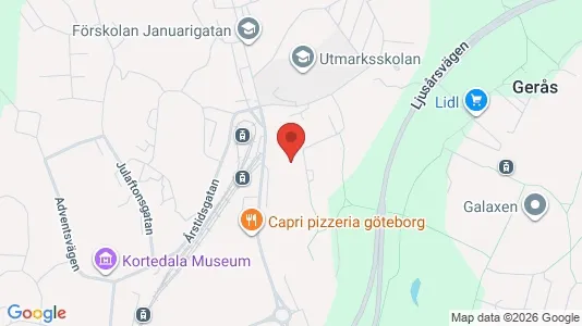 Apartments for rent i Gothenburg East - kort over placeringen