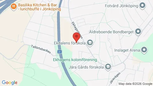 Apartments for rent i Jönköping - kort over placeringen