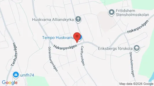 Apartments for rent i Nässjö - kort over placeringen